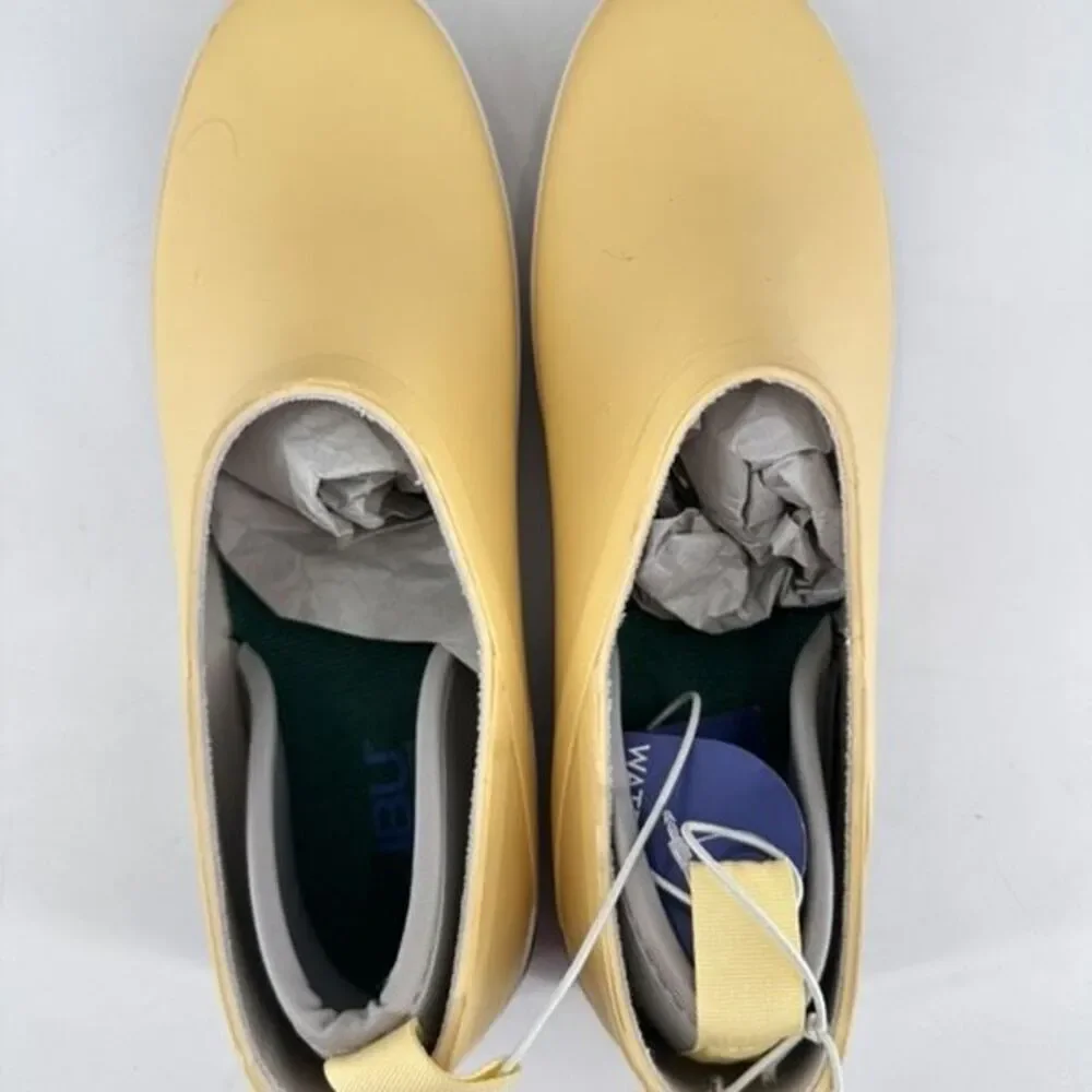 NWT JBU by Jambu Women's Bumblebee Garden Ready‎ Rain Shoes Yellow Gray Size 11